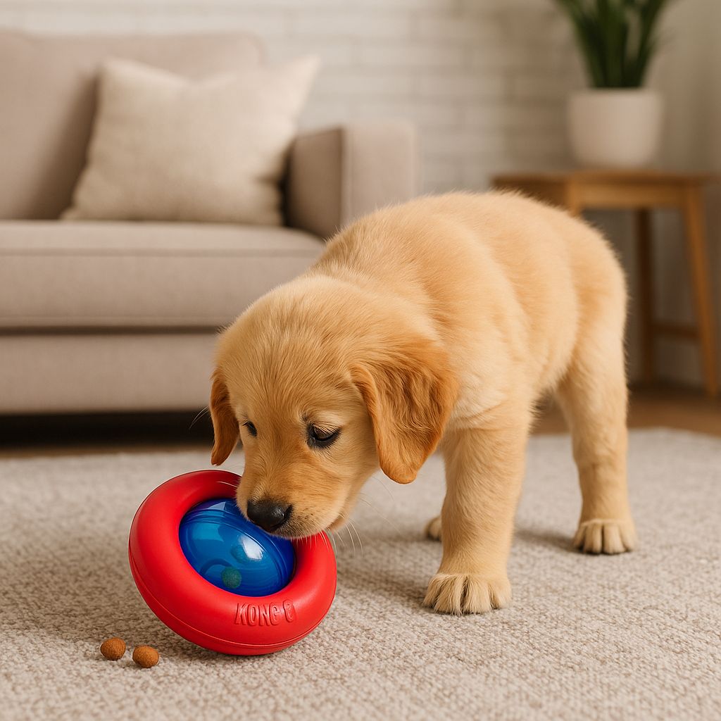Kong Gyro Food Ball Red/Blue