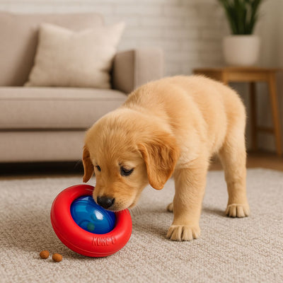 Kong Gyro Food Ball Red/Blue