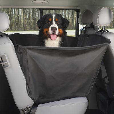 Trixie Car Dog Blanket with Door Protection Black