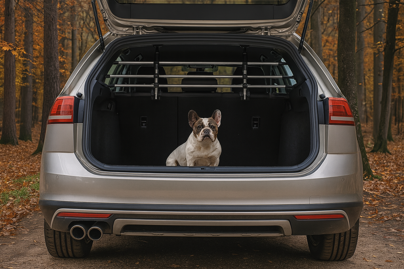 Trixie Dog Guard Car Silver / Black